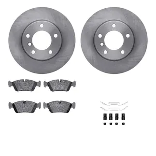 R1 Concepts WFWH1-31038 E- Line Series Brake Rotor W/ Ceramic Brake Pads & Hdw